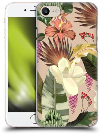 Head Case Designs Offizielle Anis Illustration Neue Tropen Grafiken Harte Rueckseiten Handyhülle Hülle Huelle kompatibel mit Apple iPhone 7/8 / SE 2020 & 2022