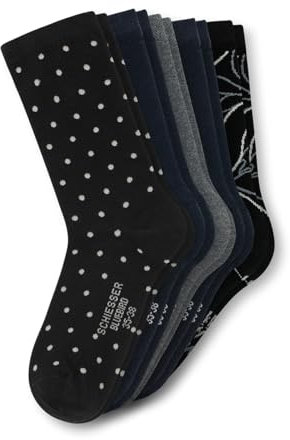 Schiesser Damen 5 PACK Socken Strümpfe Multipack - Stay Fresh, sortiert 1_182089, 39/42