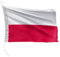 FLAGLY bandera de barco Polonia 60 x 40 cm formato apaisado - 115g/m² peso tela - impresa, robusta con cuerda y lazo, accesorios de barco barco a motor
