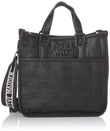 Steve Madden Damen Bsidra Mini Tote Tragetasche, Schwarz