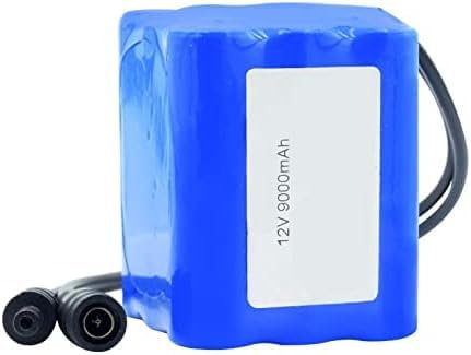 Batteria Al Litio Agli Ioni Di Litio 12 V 9000 MAh 18650. Ricaricabile Con Spina CC Da 5.5 X 2.1 Mm Per Lampada LED Per Spazzatrice