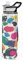 Mnsruu Graffiti Color Dot Wasserflasche mit Strohhalm, 1 Liter, Sportflasche, Tritan, BPA-frei, transparente Trinkflasche für Erwachsene, Outdoor, Schule, Fitnessstudio, Reisen