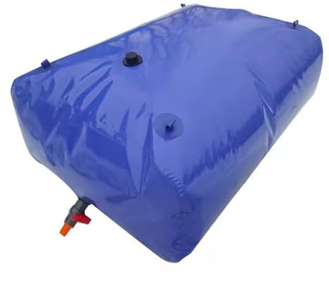 TUOYIBO Conteneurs de Stockage de vessie d'eau, réservoir d'eau d'urgence Mobile Portable pour Le soulagement de la sécheresse et l'irrigation du Jardin (180x120x70cm(1500L))