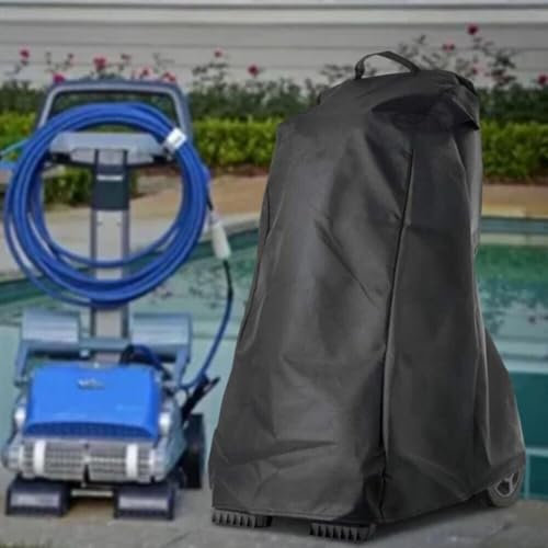 Housse de nettoyage de piscine 210D 420D imperméable pour robot de piscine - Housse de protection noire pour robot nettoyeur de piscine étanche (210D)
