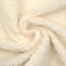 STOFFKONTOR Baumwoll Teddy Stoff -Öko-Tex Standard 100 - Meterware, Farbe Creme-Weiss - zum Nähen von Bekleidung und Dekorationen jeder Art
