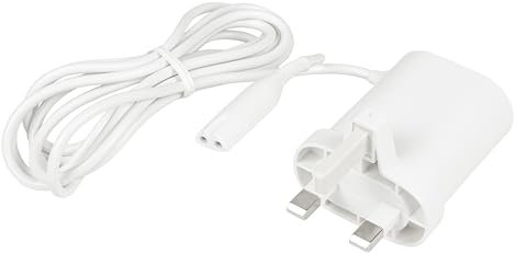 Braun - 3-Pin Replacement Wall Charger for Braun Silk-épil - Type/Tipo 492-5214 Power Adapter Cord Shaver Charger 12V 400mA - Replacement for Braun Epilator Type 492-5214 - White