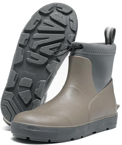 Pelbiuqik Stivali Gomma Uomo Stivaletti Da Antiscivolo Impermeabile Pioggia Esterno Stivali Da Pesca Equitazione Leggere Comode Scarpe Da Giardino Shorty Boots estivi