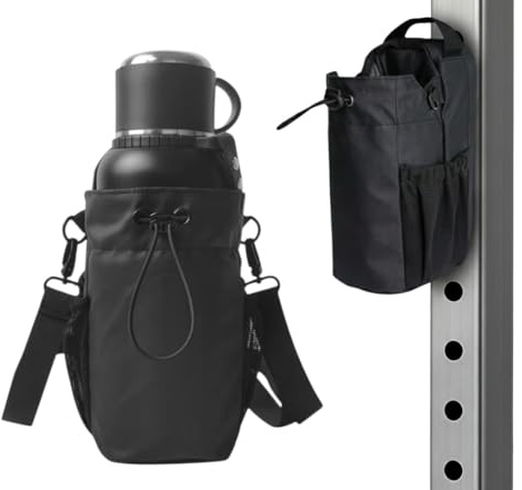 HoldMeUp – Sac Magnétique Sport – Ultra Résistant (5 kg) – 3 Couleurs – Accroche Aimantée pour Téléphone, Bouteille, etc. – Pour Gym, Course, Vélo, Voyage, Garde Les Objets de Valeur. (noir)