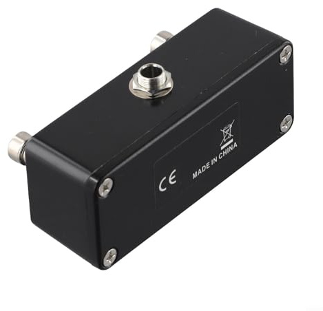 Leichtgewichtiger Dual-Fußschalter für Gitarren-Effektpedal, Vollmetall-Design