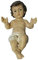 Jesus 'Kind Krippe Länge. 20 cm Figur Jesuskind B. 11,5 cm