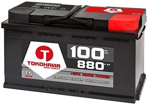 Tokohama Autobatterie 12V 100AH 880A/EN ersetzt 88Ah 90Ah 92Ah 95Ah