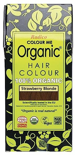 Radico Colour Me Organic Pflanzenhaarfarbe Erdbeerblond Strawberry Blonde Rotblond (bio, vegan, Naturkosmetik) strawberry