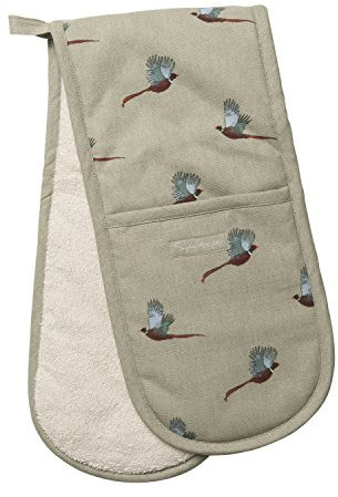 Sophie Allport - Pheasant Double Oven Gloves, Heat Resistant, Thermal Layer, Kitchen Accessories