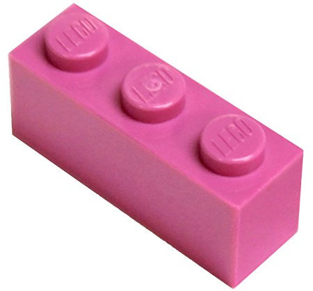 Lego 20x 3622 Mattoncino | Rosa Scuro