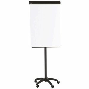 Bi-Office Flipchart 70x100cm rahmenlos mobil schwarz