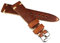 RIOS 1931 20 mm Herren Leder Deutsch Uhrenarmband Vintage Pilot Braun 20/16mm