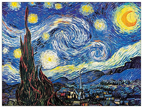 Artopweb TW17984 Van Gogh - Starry Night Dekorative Paneele, Multifarbiert, 80x60 Cm
