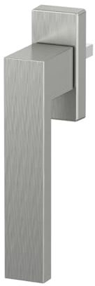 Design Aluminium Fenstergriff Dublin - gebürstet, Farbe:Inox, Stiftlänge:45mm