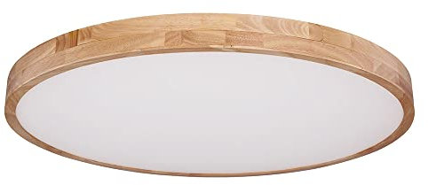 Globo LED Holz Design Decken Leuchte Tageslicht Wohn Zimmer Fernbedienung Lampe dimmbar 41745-60