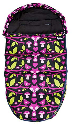 The Buppa Brand Fußsack Winter Foxy Lady, mehrfarbig