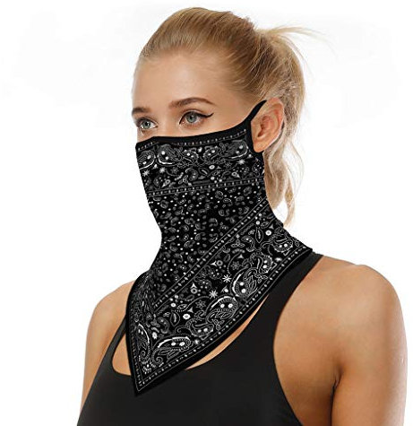 riou Face Shield Multifunktionstuch Motorrad Mundschutz Halstuch Bandana Schlauchschal für Damen Herren