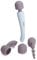 Ann Summers Power Massage Wand Set USB Rechargeable Vibrating Massager with 3 Attachments: Anal Beads, Textured Clit Stim & A Rabbit 8 Speeds, 20 Vibrations - Genuine Ann Summers Adult Sex Toy