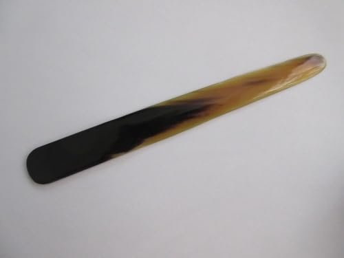 Schlichter, EDLER Brieföffner ODER Falzbein LANG Büffelhorn, 21cm