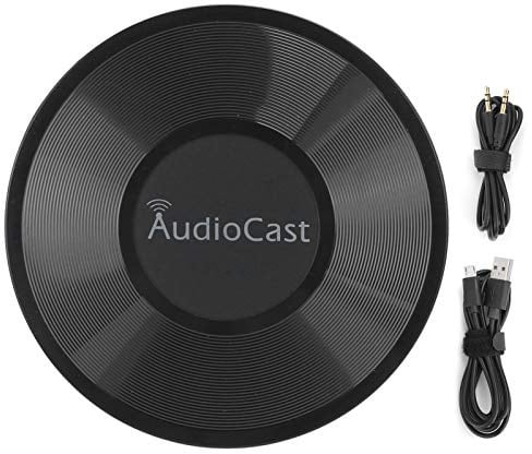 Niiyen Wireless Music Streamer,WiFi Audio Music Receiver,Wireless Music Streamer WiFi Muisc Receiver Audio Music to Speaker System for DLNA Adapter