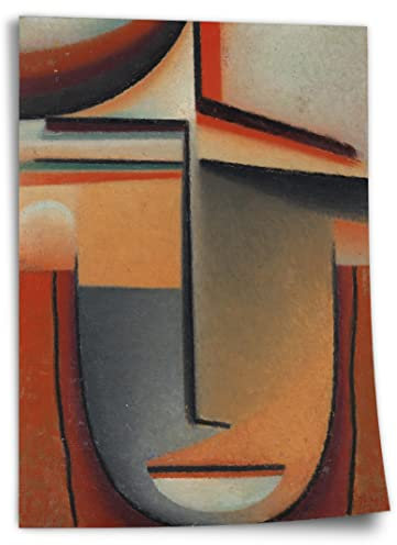 Printistico Poster Alexej von Jawlensky - Abstrakter Kopf: Tragik Kunstdruck ohne Rahmen, Wandbild - A4, A3, A2, A1, A0, XXL - Wohnzimmer, Schlafzimmer, Küche, Deko