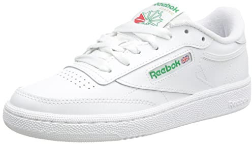 Reebok Women Club C 85 Sneaker, FTWR White/FTWR White/Gold Met, 3