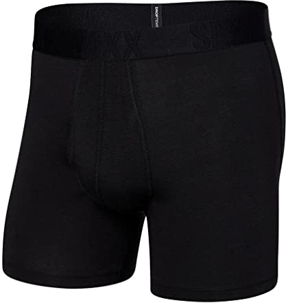 Saxx Men’s Underwear - DropTemp Cooling Cotton Boxer Brief with Built-in Pouch Support and Fly – Underwear for Men