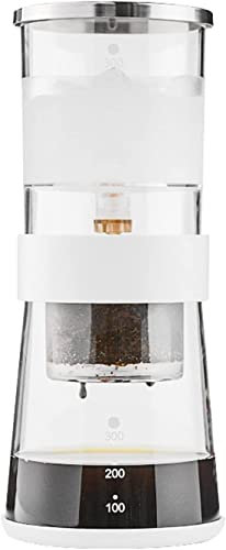 REJOON Percolateur Cafetière Ice Drip Cafetière Cafetière Filtre Verre Percolateurs Espresso Cuisine Barista Dripper Pot Ice Cold Brew Pots Brasseur