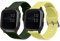 kwmobile Armband S kompatibel mit Garmin Venu Sq Music/Sq - 2x Fitnesstracker Sportarmband aus TPU und Silikon