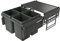 Naber 8013316 Abfallsammler Cox® Base 360 S/600-4 ohne Biodeckel, anthrazit / 60 cm Schrankbreite