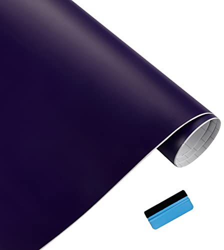 NewL Matte Vinylfolie für Autos, Aufkleber und Aufkleber, Folie, blasenfrei, Dekoration, DIY, Motorrad, Automobil, Autozubehör (Violett, 50cm x 150cm)