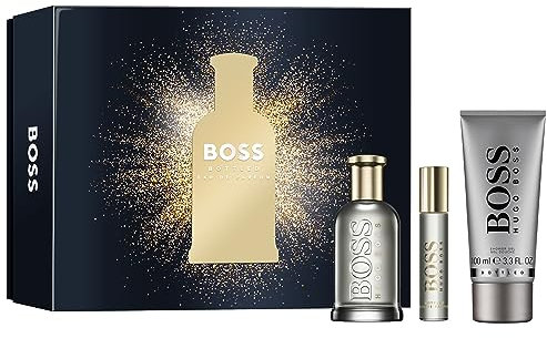 BOSS Herren Geschenkset 3-teilig Festliches Geschenkset BOSS Bottled Eau de Parfum