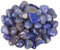 COYOUCO Polierte Achatsteine, farbige Kieselsteine, Flusssteine für Pflanzen, Aquariensteine, Vasenfüllersteine, Landschaftsbaufelsen und DIY-Künste,Blau