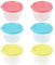 6 Pcs Petite Boite de Conservation Alimentaire Bebe, Mini Récipients Hermétiques pour Congélateur, Boîte à Sauce Réutilisable en Plastique avec Couvercle, pour Micro-ondes Lave-vaisselle (160 ml)