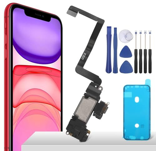 YHX-OU 6.1'' Hörmuschel Lautsprecher Für iPhone 11 Lautsprecher Buzzer Ersatzteile Lautsprecher Replacement +Waterproof Adhesive + Werkzeug