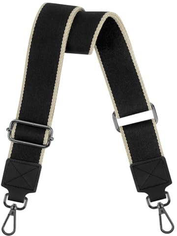Bag Strap, Wide Replacement Shoulder Handbag Straps for Women Men, 1.5 - (3.8 CM) Adjustable Wide Crossbody Strap with Leather End