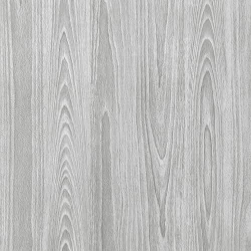 Abyssaly Klebefolie Möbel Holzoptik Grau, Möbelfolie Selbstklebend Folie, Vintage Dekorfolie für Möbel Wand Fensterbank Schränke Küche Tische Tapete 30cm X 200cm