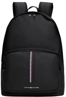 Tommy Hilfiger Uomo Zaino Dome Backpack con Scomparto per Laptop, Nero (Black), Taglia Unica