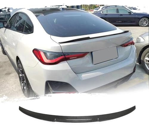 TAKESH Auto Heckspoiler, für BMW 4 Series I4 G26 M Sport Sedan 430i 440i 2021 2022 Hinten Dach Stamm Deckel Auto Spoiler Flügel Sportdekoration Zubehör