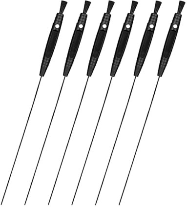 6 Pcs Hearing Aid Cleaning Kits, Multifunctional Hearing Aid Cleaning Wire Hearing Amplifier Cleaning Tool for Sound Hearing Cleaning Tool Headphones Vent Cleaner
