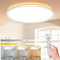 Wholede 24W 3000K-6500K Lampara Techo Regulable, Plafon LED Techo con Mando a Distancia, Lampara LED Techo Modernos para Dormitorio Cocina Salon Baño Comedor Pasillo Ø29.5CM
