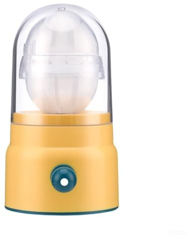Egg Scrambler Shaker, Egg Scrambler Spinner, Egg Homogenizer Manual Puller, Egg Beater Egg Spinner for Hard Boiled Eggs(Yellow)