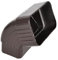 Adaptateur coudé pour gouttière - Raccord de gouttière rectangulaire à 90° - En alliage d'aluminium - Pour drainage de toit/mur/terrasse