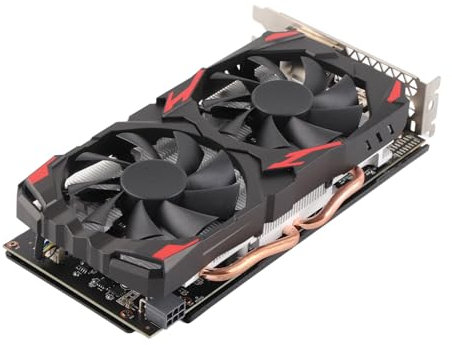 ciciglow Carte Graphique de Jeu, 16 Cartes Graphiques PCI Express 3.0 RX 580 Prenant en Charge 8K 2 Ventilateurs de Refroidissement, Bonnes Performances pour PC
