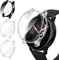 iVoler 3 Piezas Funda con Protector de Pantalla para Samsung Galaxy Watch Active 2 44mm, Protección Completa Carcasa Protectora Delgado Suave TPU Anti-Arañazos Case, 2 Transparente + 1 Negro
