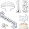 18. Geburtstag Mädchen Deko, 18. Geburtstag Krone und Schärpe, Tortendeko und Kerzen, Luftballons Silber, Geschenke für Mädchen 18 Jahre